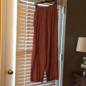 ANN TAYLOR DRESS PANT SZ XS LIGHTWEIGHT RED